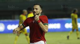 Illija Spasojevic bisa menjadi opsi untuk meningkatkan kekuatan lini depan Timnas Indonesia. Pemain berumur 34 tahun tersebut mampu tampil tajam bersama Bali United di BRI Liga 1 2021/2022. Saat ini, ia tercatat sebagai top skor terbanyak hingga pekan ini, yaitu 7 gol. (Bola.com/M. Iqbal Ichsan)