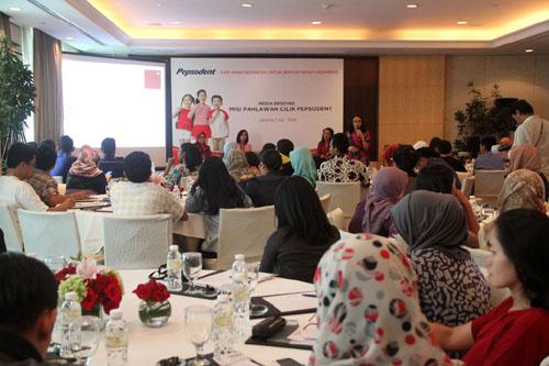 Media briefing Misi Pahlawan Cilik Pepsodent di Hotel Mulia Senayan Jakarta | copyright vemale.com