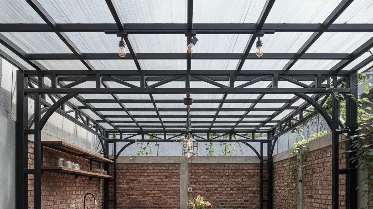 7 Model Dapur Outdoor Baja Ringan, Fungsional dan Estetik Modern