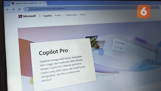 <p>Microsoft AI Copilot Pro Hadir di Indonesia, Simak Biaya Berlangganannya. (/ Yuslianson)</p>