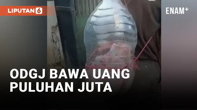 VIDEO: Cileungsi Geger! Ada ODGJ Bawa Uang Puluhan Juta di Galon