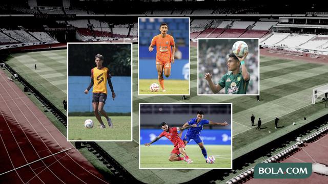 Kolase - Ahmad Maulana (Arema FC), Arkhan Firki (Arema FC), Mikael Tata (Persebata Surabaya), Rivaldo Pakpahan (Borneo FC)