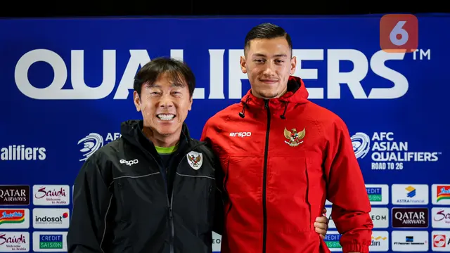 Shin Tae-yong dan Jay Idzes - Timnas Indonesia