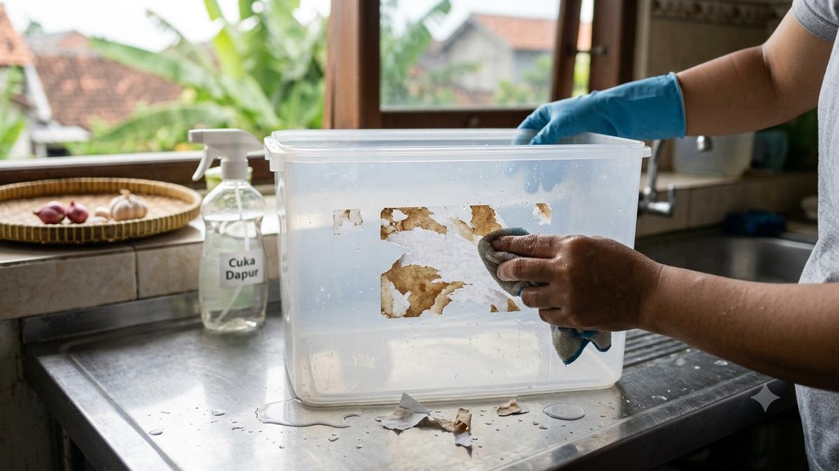 Cara Menghilangkan Bekas Stiker pada Wadah Plastik, Bersih Tanpa Merusak Permukaan