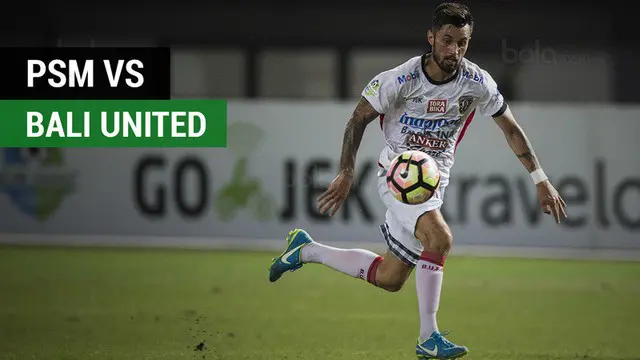 Berita video highlights Liga 1 2017 antara PSM Makassar melawan Bali United dengan skor 0-1. (Video: TvOne)