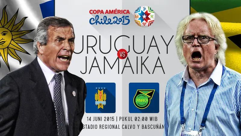 Prediksi Uruguay vs Jamaika (Liputan6.com/Yoshiro)