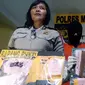 Barang bukti dan tersangka dibawa ke Polres Malang Kota, Jawa Timur (Liputan6.com/Zainul Arifin)