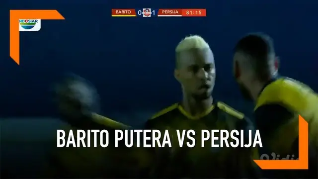 Persija imbang 1-1 melawan Barito Putera pada laga yang berlangsung di stadion 17 Mei, Banjarmasin. Persija sempat unggul terlebih dahulu lewat gol Marko Simic. Namun Barito Putera mampu menyamakan kedudukan lewat gol Rafael Silva.