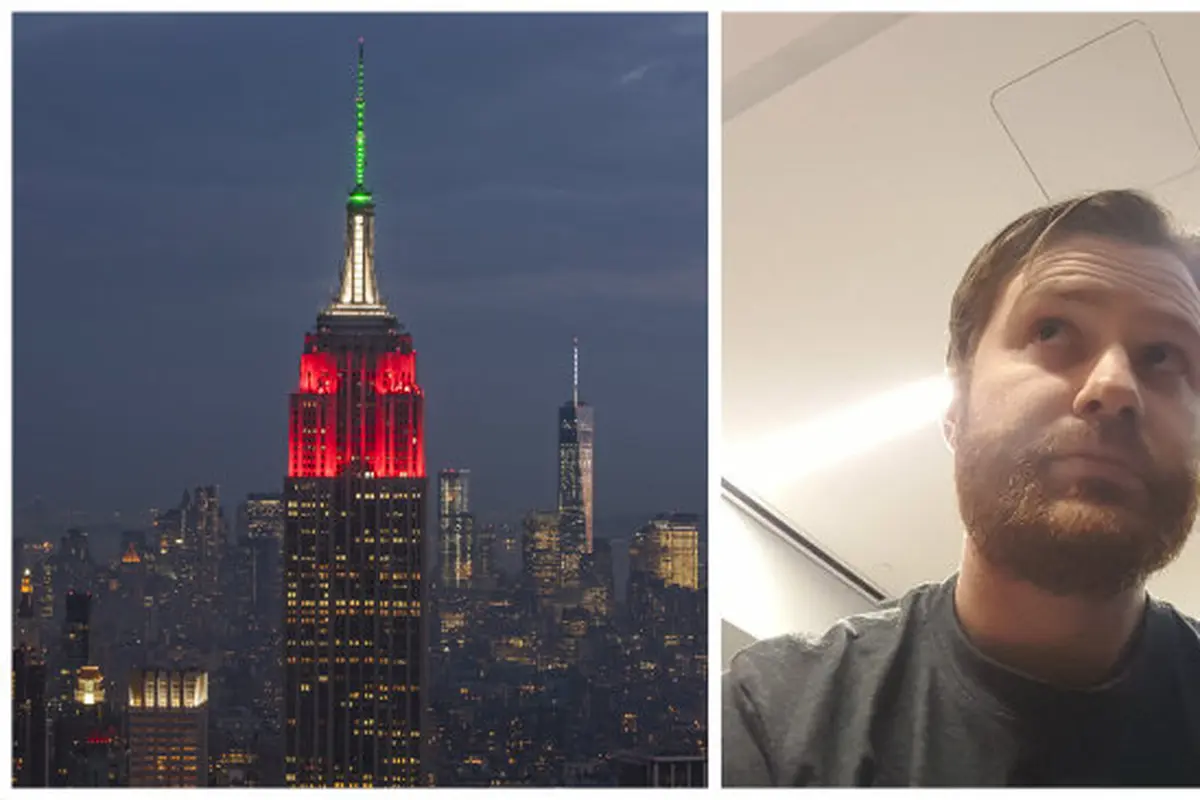 Hujaman Drone ke Empire State Building