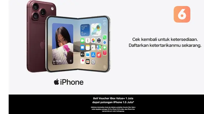 Pemesanan Awal iPhone 18 Pro & Duo Resmi Dibuka di Tanah Air