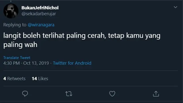 6 Cuitan Gombal ala Netizen Ini Bikin Geleng Kepala