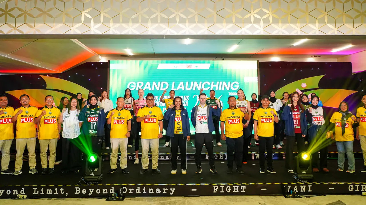 Launching tim Proliga 2026 Gresik Phonska Plus Pupuk Indonesia (GPPI)