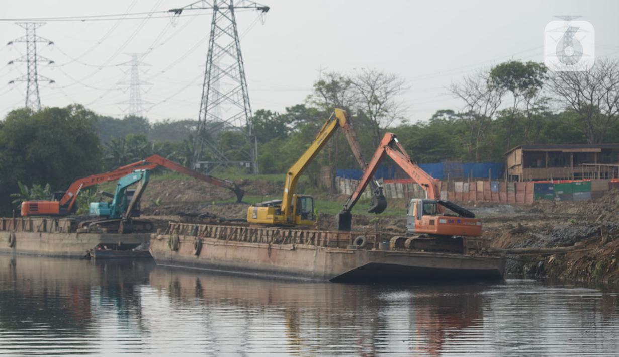 FOTO Cegah Pendangkalan Aliran Kali Cikarang Bekasi  Laut 