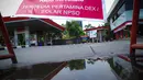 Suasana sepi terlihat di SPBU di Jalan Enggano, Jakarta Utara, (29/8/14). (Liputan6.com/Faizal Fanani)
