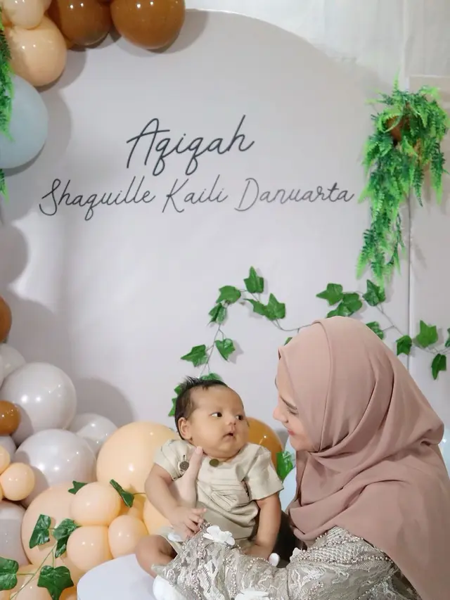 7 Potret Akikah Shaquille Kaili Anak Cut Meyriska, Bertema Kebun Binatang