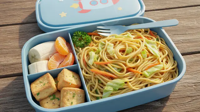 Bento Ekonomis Mi Goreng Sayur