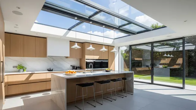 Model Atap Dapur Terbuka Sliding Buka Tutup Modern/Gemini AI