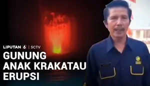 Siaga! Gunung Anak Krakatau Erupsi