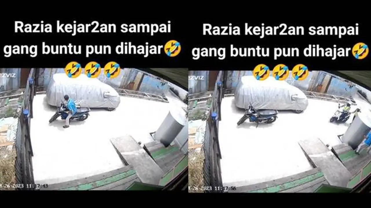 Kabur dari Polisi, Pria Ini Malah Main Petak Umpet di Gang Buntu
