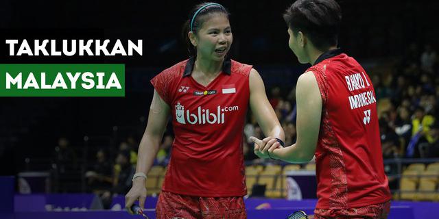 VIDEO: Indonesia Taklukkan Malaysia 3-2 di Piala Uber 2018