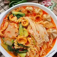 Resep seblak jamur enoki. (dok. Cookpad @dapur_moms_bilqis)