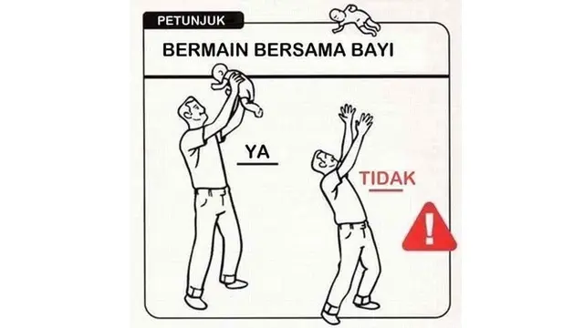 7 Tutorial Merawat Bayi Ala Netizen Ini Kocak, Jangan Ditiru