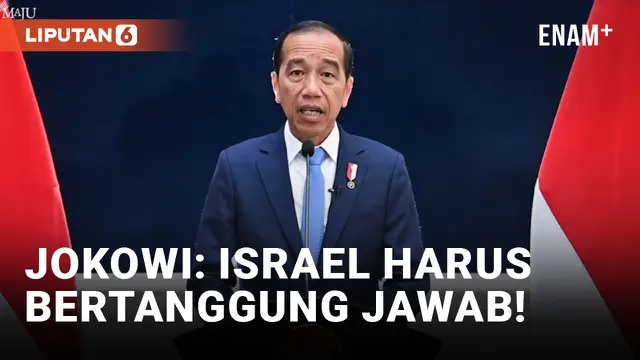 Disebut "Kejam di Gaza", Israel Dituntut Tanggung Jawab oleh Presiden Jokowi