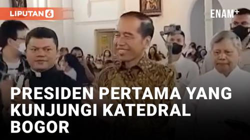 VIDEO: Presiden Jokowi Hadiri Perayaan Natal di Gereja Katedral Bogor