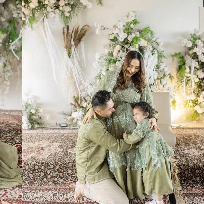 Baru Umumkan Kabar Kehamilan Kedua, Ini 6 Potret Tasyakuran 4 Bulanan Siti Badriah