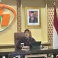 Plt. Kepala BPS, Amalia Adininggar Widyasanti dalam press conference Menjaga Daya Beli Kelas Menengah Sebagai Fondasi Perekonomian Indonesia di Kantor Pusat BPS, Jumat (30/8/2024). (Sulaeman/Merdeka.com)