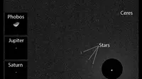 Rover Mars mengambil gambar asteroid (NASA/JPL-Caltech/MSSS/Texas A&M)