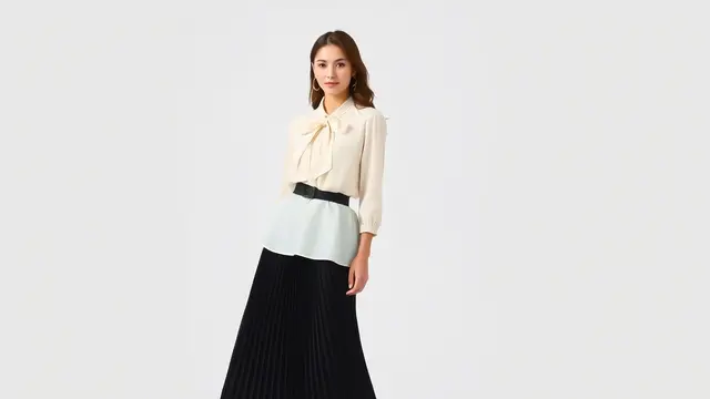Outfit Rok Plisket