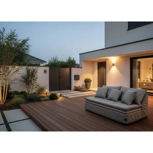 Desain Depan Rumah Sederhana Tapi Mewah. Foto: Gemini