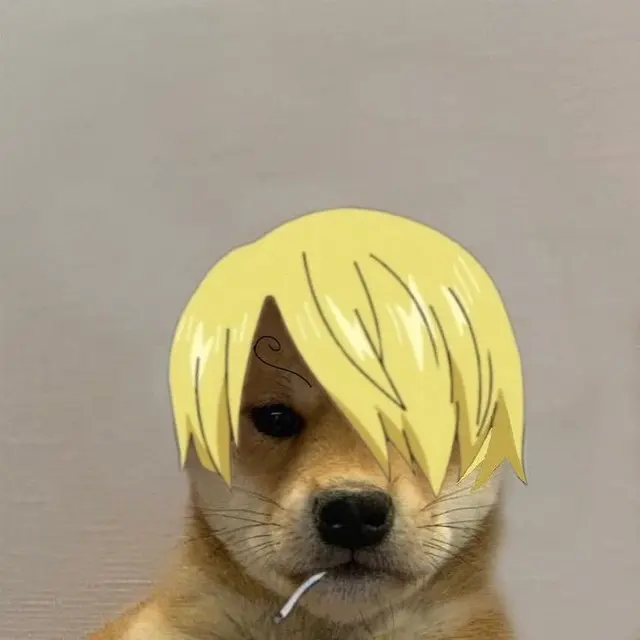 6 Editan Foto Anjing Jadi Kru Mugiwara One Piece Ini Kocak
