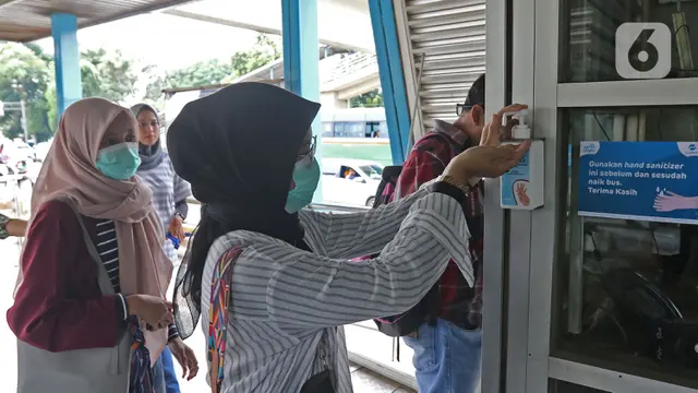 Cegah Penyebaran Corona, Transjakarta Siapkan Cairan Pembersih di 80 Halte