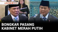 Sudah 11 bulan menjadi Presiden, Prabowo Subianto sudah tiga kali merombak susunan kabinet. Kali ini Presiden melantik Menko Polkam, Kepala Komunikasi Pemerintah dan juga sejumlah pejabat lainnya.
