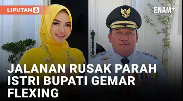 KONDISI JALAN DI TALIABU RUSAK PARAH, GAYA HIDUP ISTRI BUPATI JADI SOROTAN KARENA SUKA FLEXING