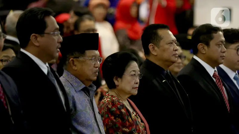 Megawati hingga JK Hadiri Penganugerahan Doktor HC Puan Maharani