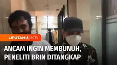Direktorat Siber Bareskrim Polri menangkap peneliti Badan Riset dan Inovasi Nasional (BRIN) Andi Pangerang Hasanuddin di Jombang, Jawa Timur, Minggu siang. Andi ditangkap terkait ancaman pembunuhan yang dilaporkan Pimpinan Pusat Pemuda Muhammadiyah k...