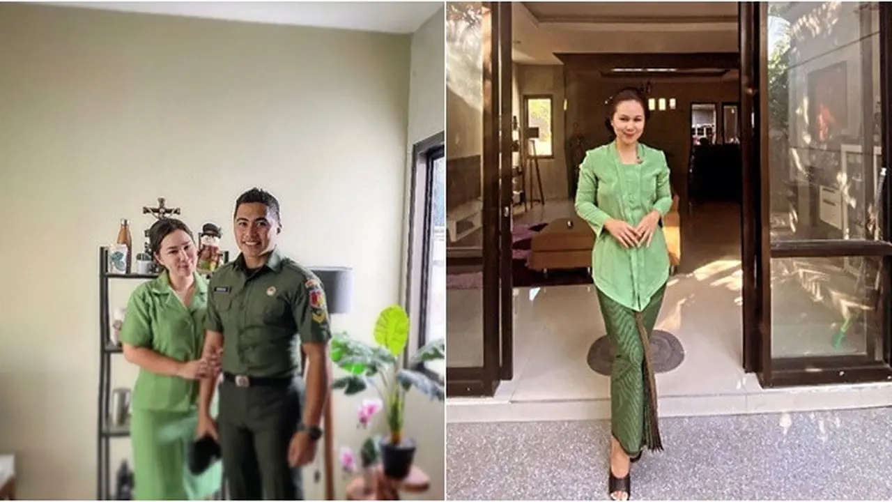 5 Potret Claudya Istri Aprilio Manganang Pakai Baju Persit, Anggun dan Menawan