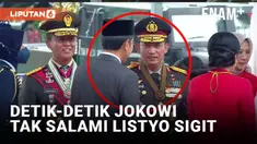 Jokowi 'Enggan' Salaman dengan Kapolri Listyo Sigit, Ada Apa?