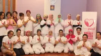 Saat anggota LovePink berkumpul mengikuti sesi self healing dan hypno slimming di bulan Juni 2014. (Foto: lovepinkindonesia.org) 