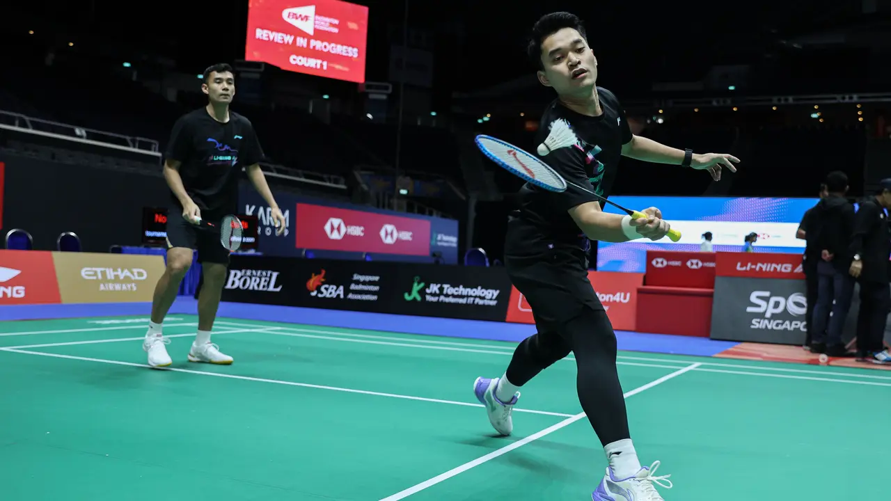 Leo Rolly Carnando/Bagas Maulana - Singapore Open 2025 - Bulu Tangkis