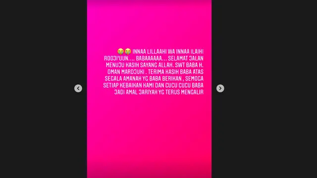 Ustaz Solmed Berduka, Ayah Mertua Meninggal Dunia. (instagram.com/ustad_solmed)