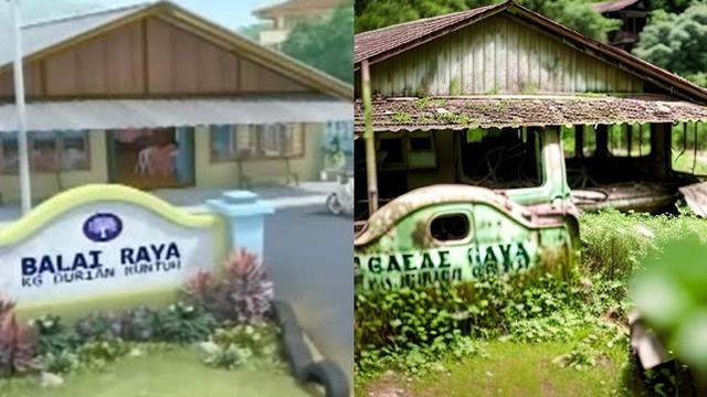 5 Potret Kampung Upin Ipin Versi 'Sad Vibes', Netizen: Malah Terkesan Horor