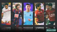 Kolase - 5 Pemain Asia di La Liga (Bola.com/Adreanus Titus)
