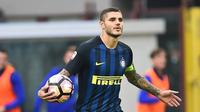 Striker Inter Milan asal Argentina, Mauro Icardi. (AFP/Giuseppe Cacace)