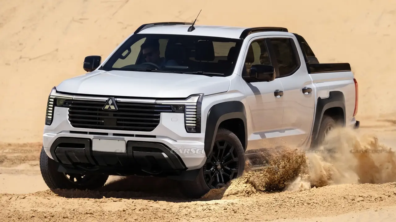 Mitsubishi Triton Facelift (carscoops)