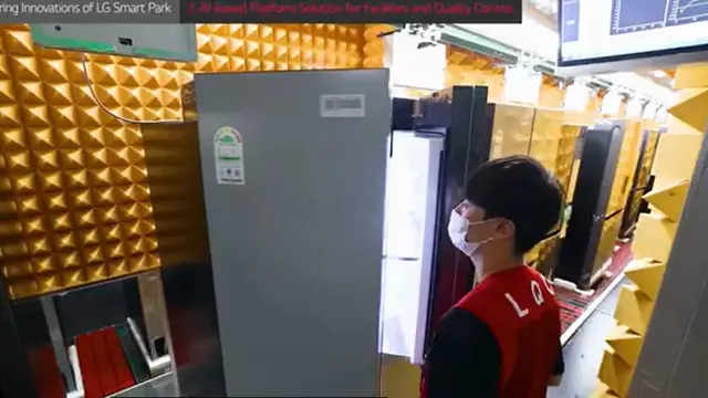 Pekerja di Pabrik LG Smart Park di Changwon, Seoul, Korea Selatan. Dok LG