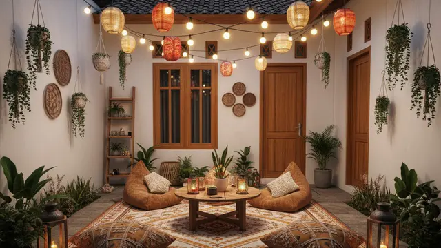 7 Halaman Belakang Rumah Kecil Tapi Estetik untuk Spot Foto Instagramable, Cocok Buat Nongkrong Santai di Rumah